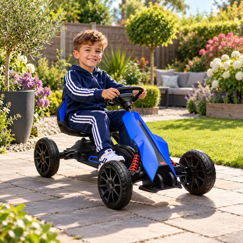 Kids pedal kart with - go,